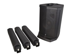 350W Column Array PA System with Bluetooth, Mic Inputs & 8
